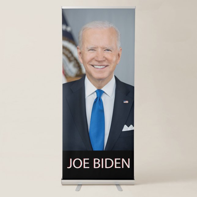 JOE BIDEN Democrat President Retractable Banner (Front)