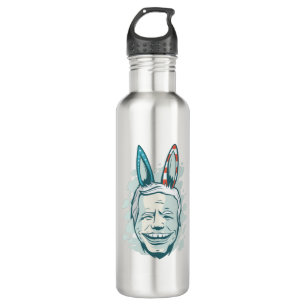 joe biden democratic donkey stainless steel water bottle