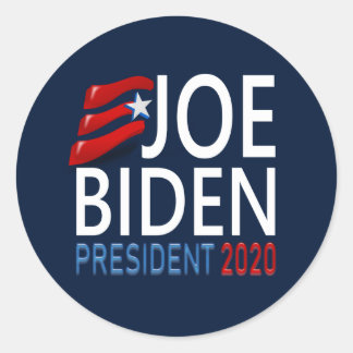 Joe Biden Democratic President 2020 Election Classic Round Sticker