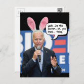 Joe Biden Easter Bunny Postcard (Front/Back)