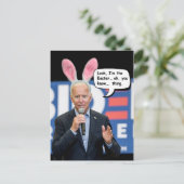 Joe Biden Easter Bunny Postcard (Standing Front)