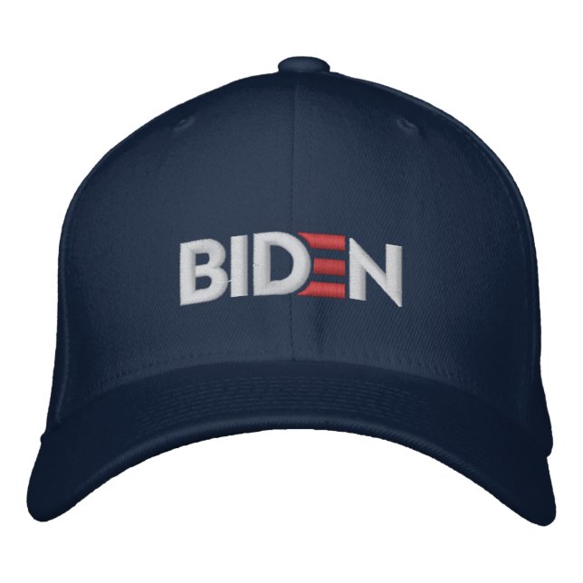 JOE BIDEN EMBROIDERED BASEBALL CAP (Front)