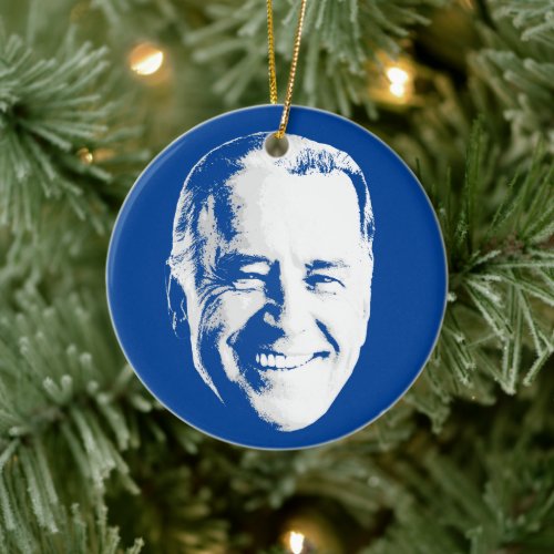 Joe Biden Face Ceramic Ornament