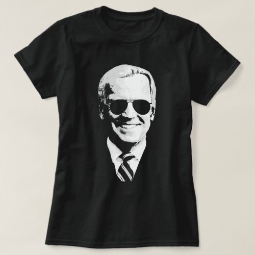 Joe Biden Face with Aviators T_Shirt