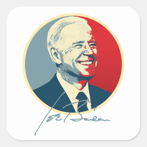 Joe Biden for America Square Sticker