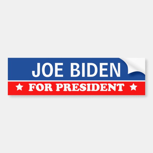 Joe Biden For President 2016 Bumper Sticker (Front)