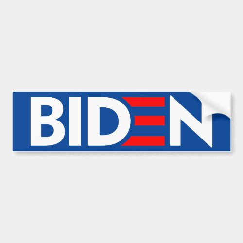 Joe Biden For President 2020 Bumper Sticker Blue