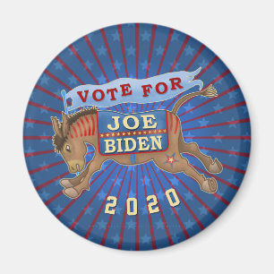 Joe Biden for President 2020 Democrat Donkey Magnet