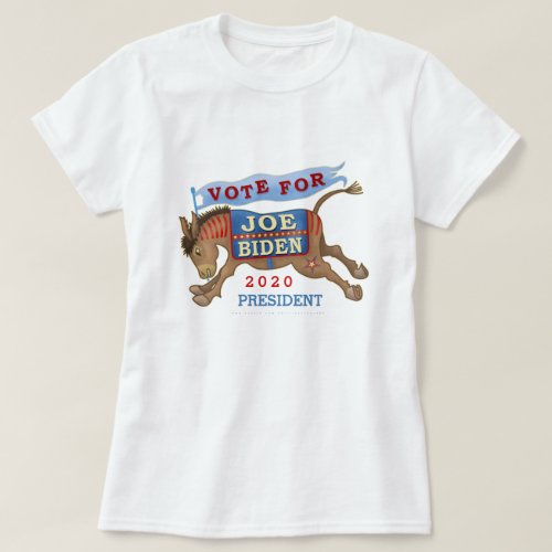 Joe Biden for President 2020 Democrat Donkey T_Shirt