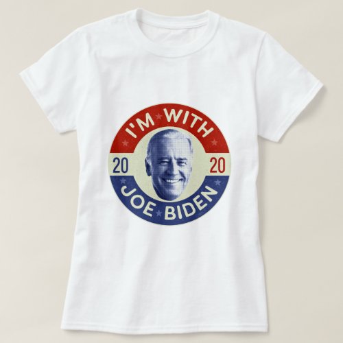 Joe Biden for President 2020 Democrat Photo Retro T_Shirt