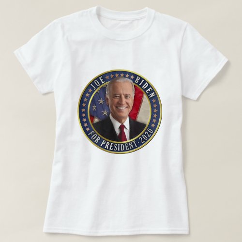 Joe Biden for President 2020 Democrat Photo T_Shirt