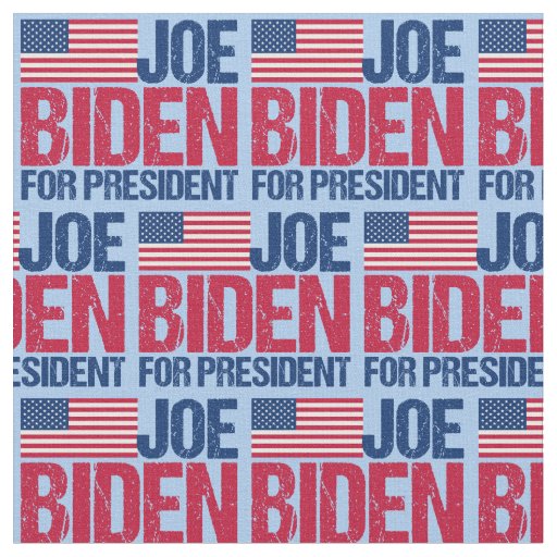 Joe Biden for President 2020 Fabric