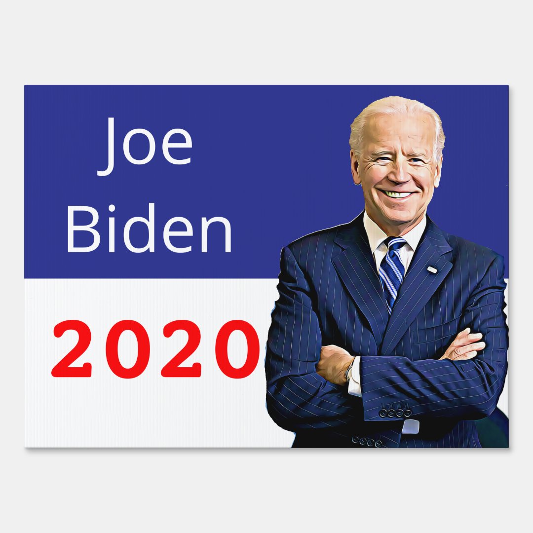 Joe Biden for President 2020 US Election Sign | Zazzle