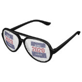 Joe Biden For President 2020 USA Election Aviator Sunglasses (Angled)