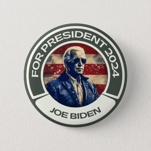 Joe Biden for President 2024 Button