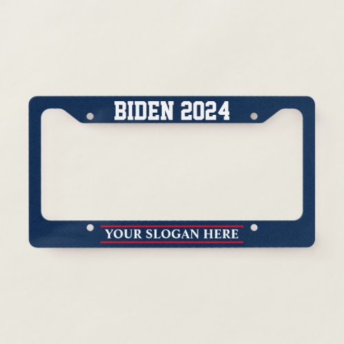Joe Biden for president 2024 election custom License Plate Frame