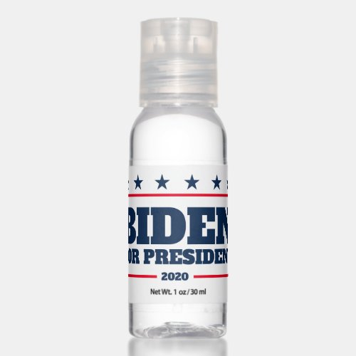 Joe Biden for president 2024 election democrat Hand Sanitizer