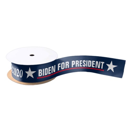 Joe Biden for president 2024 election democrat Satin Ribbon