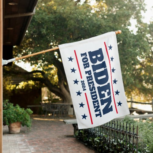Joe Biden for president 2024 election house flag