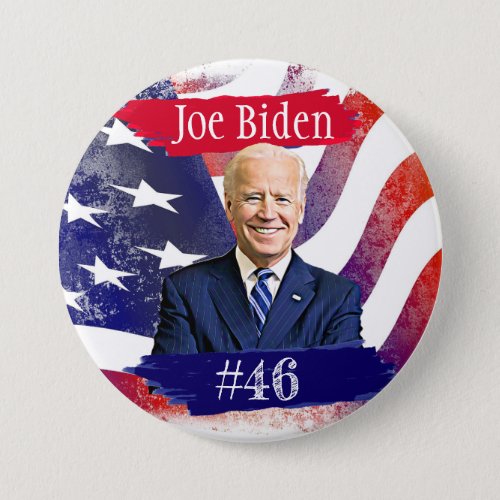 Joe Biden for President 46th US 2020 Election Button