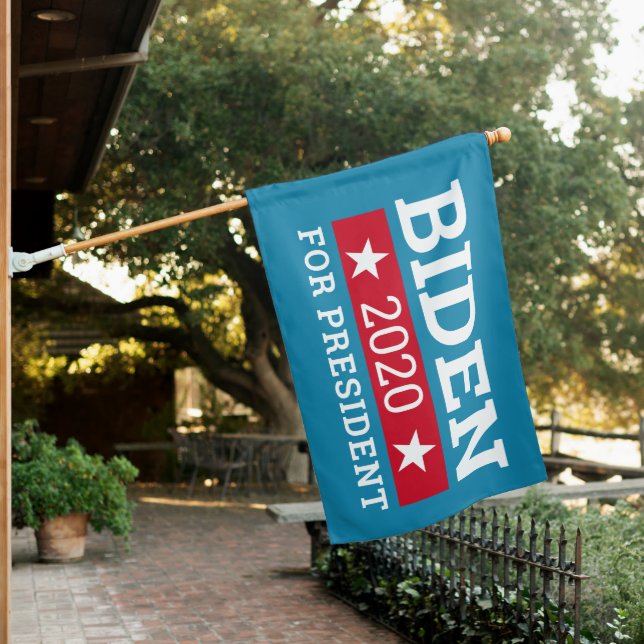 Joe Biden for President - Can Change Text House Flag (In SItu)