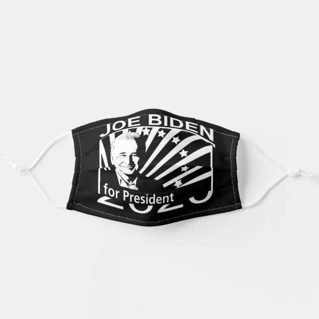 Joe Biden For President Election 2020 Adult Cloth Face Mask (Front, Unfolded)