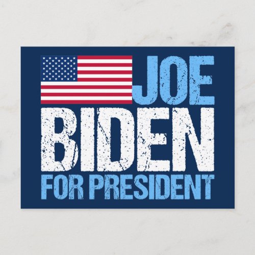 Joe Biden for President Postcard