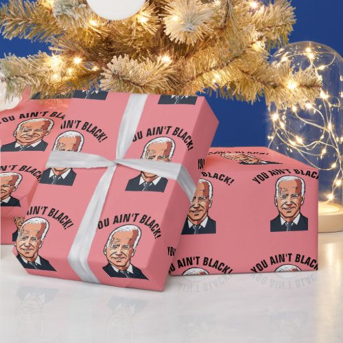 JOE BIDEN FUNNY VALENTINES DAY WRAPPING PAPER