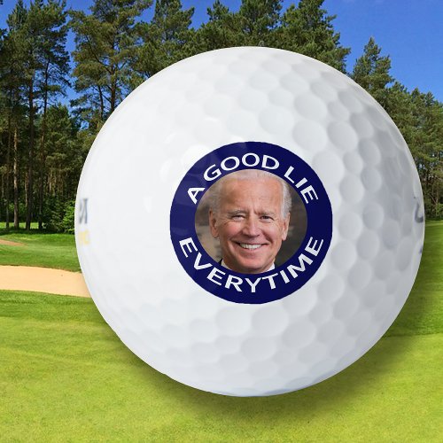 Joe Biden Good Lie Golf Balls