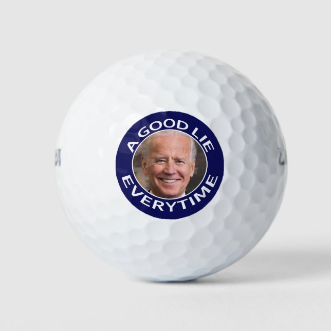 Joe Biden Good Lie Golf Balls (Front)
