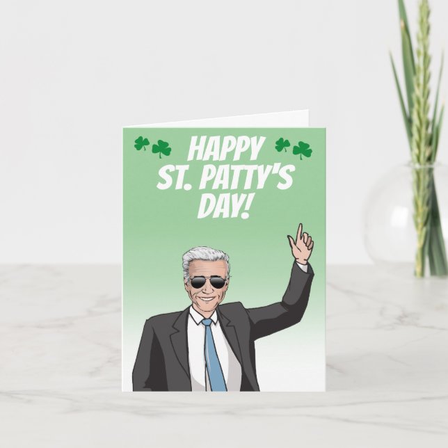 Joe Biden Greeting Card (Front)