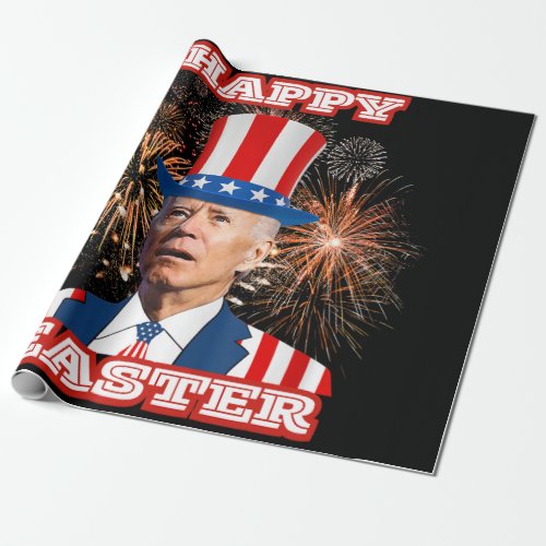 Joe Biden Happy Easter Wrapping Paper
