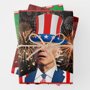 Joe Biden Happy Easter Wrapping Paper Sheets