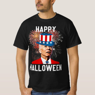Joe Biden Happy Halloween For Fun th Of July T-Shirt