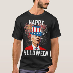 Joe Biden Happy Halloween For Fun th Of July  T-Shirt
