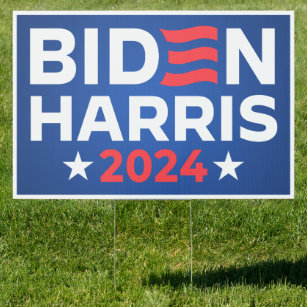 Joe Biden Harris 2024 election Big size lawn Sign