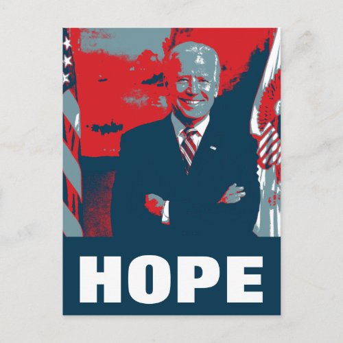 Joe Biden Hope Postcard