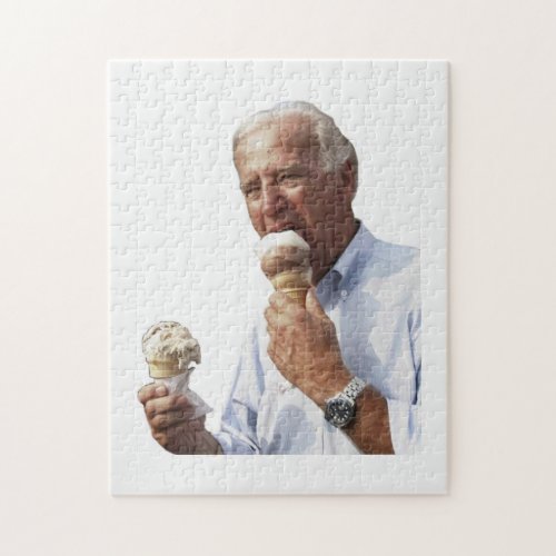 Joe Biden Ice Cream Meme Jigsaw Puzzle