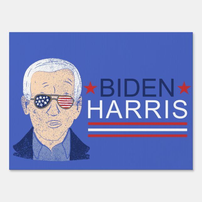 Joe Biden in Sunglasses 2020 Presidential Election Sign (Front)
