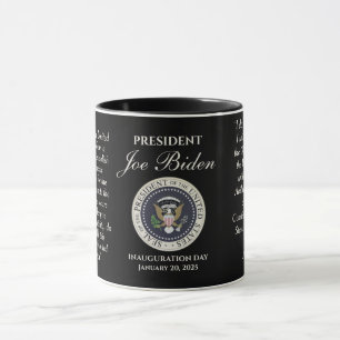 Joe Biden Inauguration Day January 20, 2025 Mug
