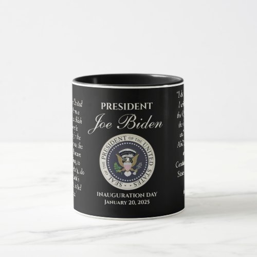 Joe Biden Inauguration Day January 20 2025 Mug
