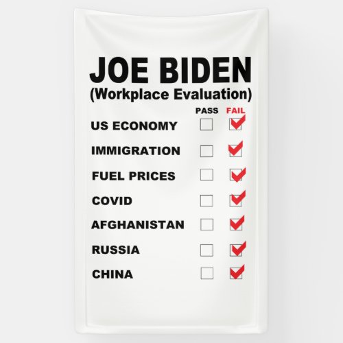 Joe Biden Job Evaluation Banner