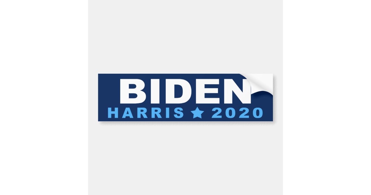Joe Biden Kamala Harris 2020 Bumper Sticker Zazzle Com