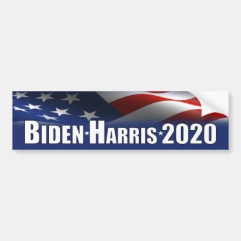 Joe Biden Kamala Harris 2020 Bumper Sticker by Megatudes at Zazzle