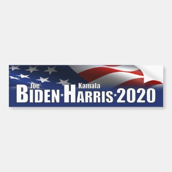 Joe Biden & Kamala Harris 2020 Bumper Sticker by Megatudes at Zazzle