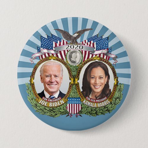 Joe Biden Kamala Harris 2020 Collectible Jugate Button Joe Biden Kamala Harris 2020 Collectible Jugate Button
