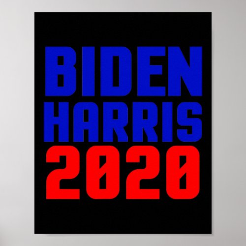 Joe Biden Kamala Harris 2020 Democratic Party  Poster