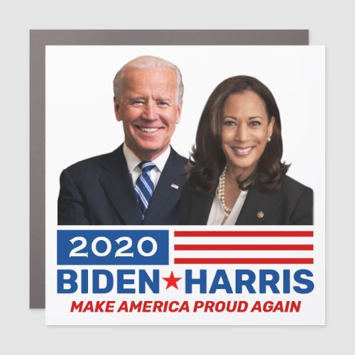 Joe Biden Kamala Harris 2020 Election Campaign Car Magnet