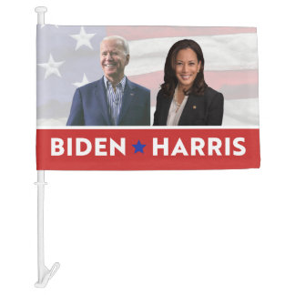 Joe Biden Kamala Harris 2020 Election Photo Car Flag