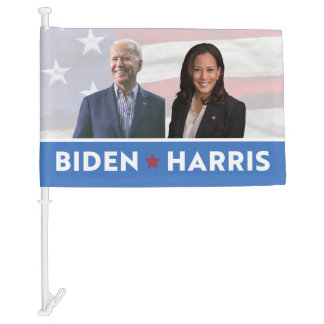 Joe Biden Kamala Harris 2020 Election Photo Car Flag
